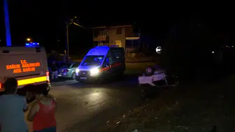 Serikli Pehlivanın Aracı Takla Attı: 4 Yaralı