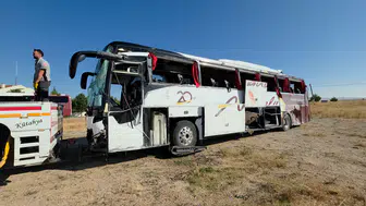 Kütahya'da Can Pazarı! Yolcu Otobüsü Devrildi: 31 Yaralı