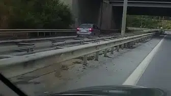 Hatay'da Dehşet Veren Görüntü! Ters Şeritte İlerleyen Sürücü Tehlike Yarattı