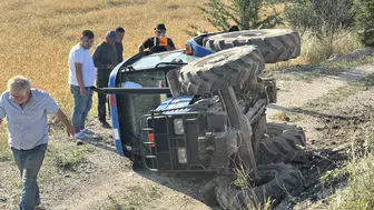 Burdur'da Traktör Kazası: 1 Yaralı