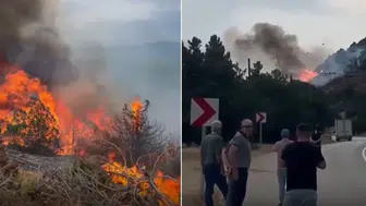 Isparta’da Orman Yangını!  Alevler Kontrol Altına Alınmaya Çalışılıyor