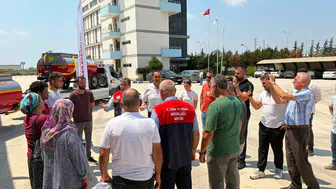 Tarsus'ta Yüksek Rakımdaki Çiftçilere Su Tankeri Hibesi