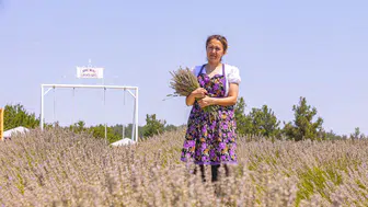 Mersin'de Kadın Girişimcinin Lavanta Tarlası Markalaştı