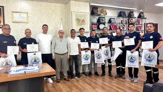 Mersin’de Serayı ve Ormanı Yangından Kurtaran Ekibe Teşekkür Belgesi!