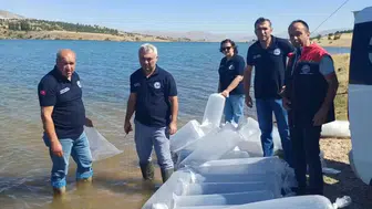 Burdur Göletlerine Can Suyu: Binlerce Yavru Sazan Sularla Buluştu!