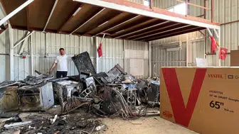 Antakya'da Beyaz Eşya Servisinde Gaz Patlaması Dehşeti