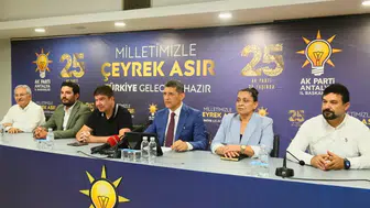 Adalet ve Kalkınma Partisi Antalya Teşkilatı 25 Yılın Bilançosunu Çıkardı