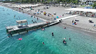 Konyaaltı ve Lara Engelsiz Plajları 45 Bin Vatandaşı Denizle Buluşturdu