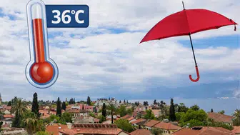 İç kesimlerde Sıcaklık Artışı ve Sağanak Yağış Var