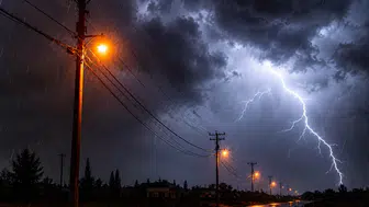 Döşemealtı'nda Hava Muhalefeti Nedeniyle Elektrik Kesintisi