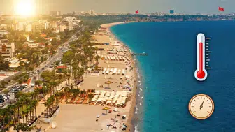 Antalya Pazartesi Hava Durumu: Sıcaklıklar 3 Derece Birden Artacak
