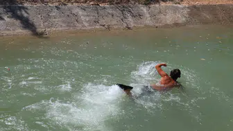 "Beynim Su Kaynattı" Diyerek Atladılar! Adana’da Tehlikeli Serinlik
