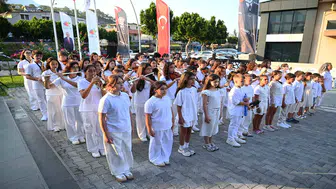 Kemer’de Yaz Sanat Kursları Tamamlandı: Minik Kursiyerlerden Sertifika Heyecanı