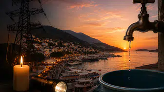 Kaş'ta Elektrik Kesintileri Su Hizmetini Vurdu