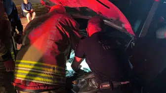 Hatay'da Takla Atan Otomobilin Sürücüsü Yaralandı