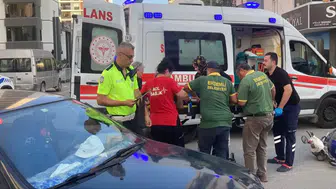 Mersin'de Otomobille Çarpışan Motosiklet Sürücüsü Yaralandı