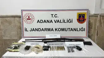 Adana'da Jandarmadan Silah Operasyonu: 6 Ruhsatsız Silah Ele Geçirildi