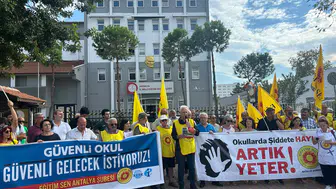 Eğitim Sen Antalya’dan ‘Güvenli Okul’ Çağrısı