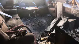 Alanya'da 5 Katlı Binanın Çatısında Yangın!