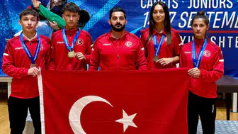 Burdurlu Sporculardan Kuraş Avrupa Şampiyonası'nda 4 Madalya