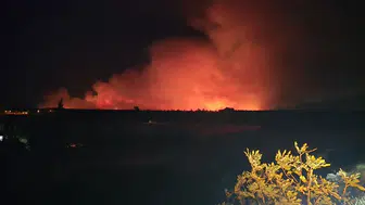 Aksu yangınına karşı Antalya tek yürek!