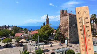 Antalya’da Termometreler 3 Derece Yükseliyor