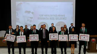 Antalya Barosu'nda Genç Avukatların Ruhsatname Heyecanı