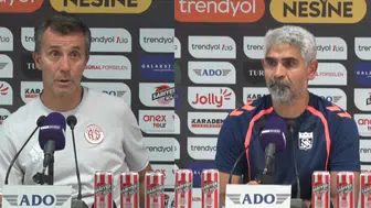 Antalyaspor-Sivasspor Maçının Ardından Teknik Direktörlerden Çarpıcı Açıklamalar
