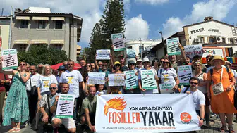 Halkların İklim Zirvesi Fosil Yakıt Kampanyasını Antalya’dan Duyurdu
