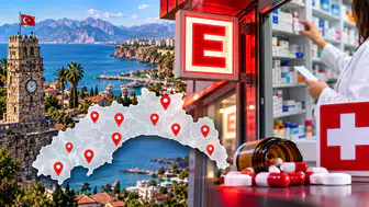 Antalya'da 19 Eylül Cuma Nöbetçi Eczaneler Listesi Açıklandı
