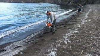 Kemer'in Maden ve Boncuk Koylarında Plastik Atık Temizliği