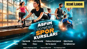 ASFİM Ücretsiz Spor Kursları