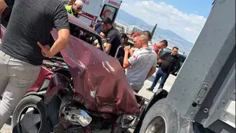 Burdur'da Otomobil ile Tır Çarpıştı: 2 Yaralı