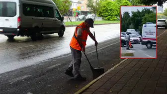 Muratpaşa'da Belediye Temizlik İşçisinin Hamlesi Yaralının Hayatını Kurtardı