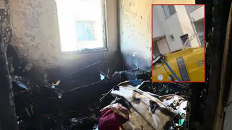 Serik'te Alevlere İlaçlama Motoru Suyuyla Müdahale