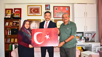 Korkuteli Cumhuriyet Başsavcısı'ndan Şehit Ailesine Ziyarete