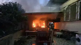 Hatay Antakya'da Çıkan Yangın Çevredekileri Korkuttu