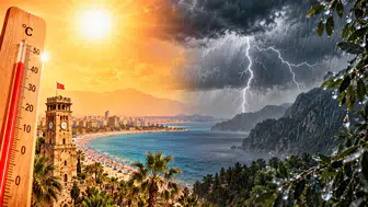 Antalya'da Sıcaklık Dorukta: Bazı İlçeler İçin Kritik Yağış Uyarısı!