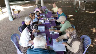 Mersin'de Alzheimer Hastalarına Sahil Kenarında Sanat ve Spor Morali