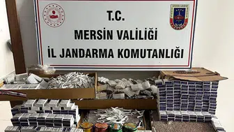 Mersin'de Kaçakçılık Operasyonu: Binlerce Makaron Ele Geçirildi