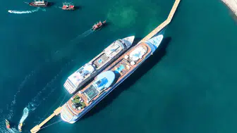 Alanya'ya 10 Dev Gemiyle 12 Bin 876 Turist Geldi!
