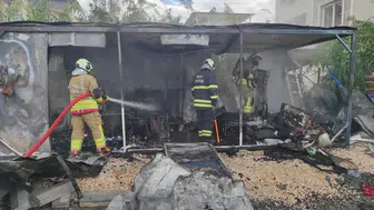 Saniyeler İçinde Kül Oldu: Hatay'da Konteyner Yangını