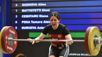 Milli Halterci Gamze Altun'dan Avrupa Şampiyonası'nda Çift Rekor