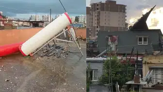 Adana’da Fırtına Çatıyı Uçurdu! Güneş Enerjisi Sistemi Yerinden Koptu