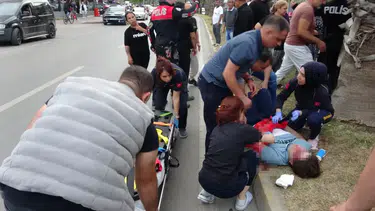 Muratpaşa’da Oğlunun Kaza Yaptığını Duyup Koştu: Sinir Krizi Geçirdi