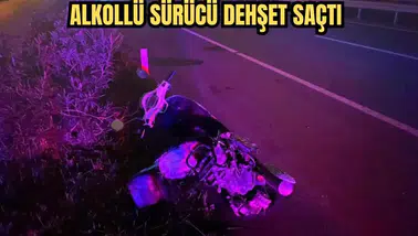 Manavgat'ta Motosiklet Sürücüsü Kadına Çarpıp Kaçtı! İfadesi Şok Etti