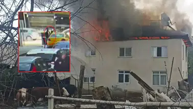 Burdur'da Taksiyi Çalamadı, Ailesinin Evini Yaktı!