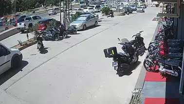 Reyhanlı'da Dehşet Anları: Çarpmanın Şiddetiyle Havaya Savruldu