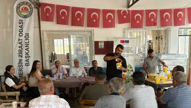 Mersin'de Çiftçilere Doğa Dostu Mücadele Eğitimi ve Malzeme Desteği