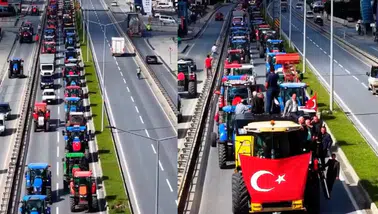 Samsun'da Çeltik Üreticisinden Büyük Protesto: 4 Kilometrelik Konvoy